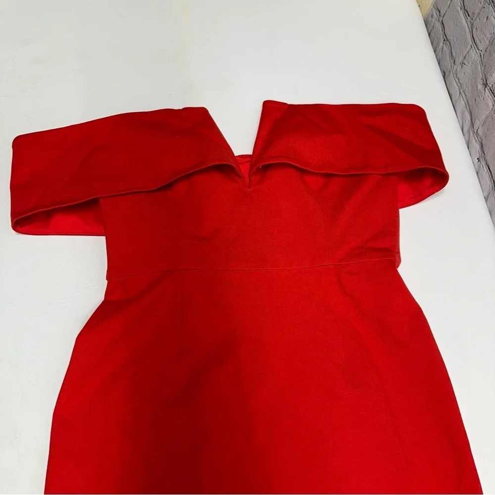 NWT N/NICHOLAS Strapless Red Dress size 8 - Picture 4 of 13